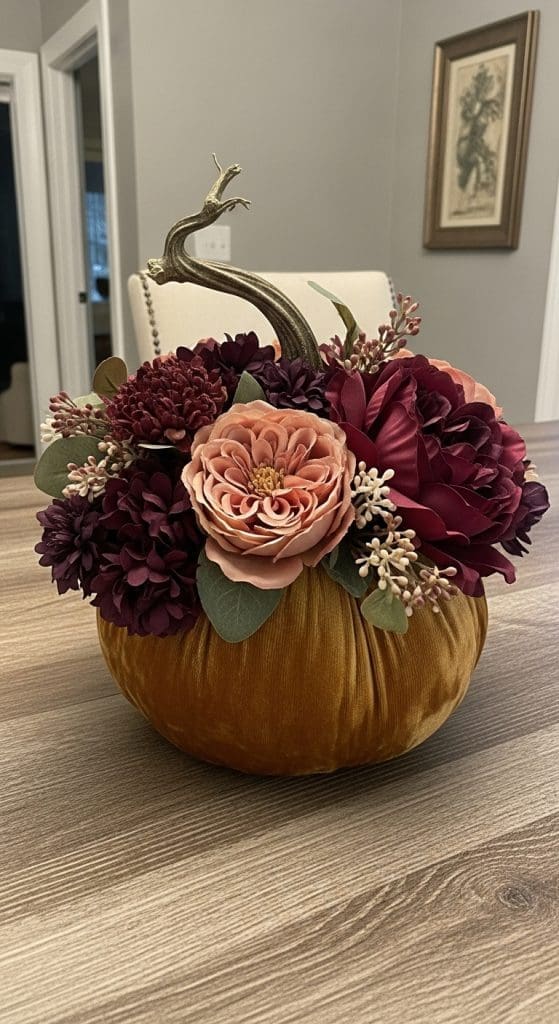 velvet Pumpkin Floral Arrangements