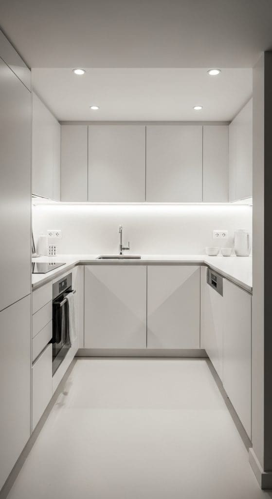 white kitchen