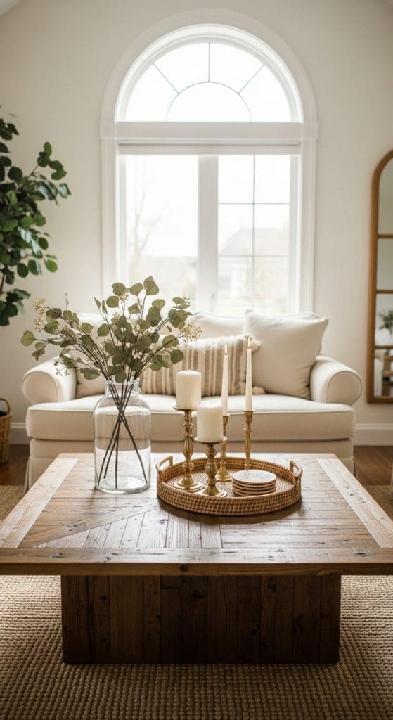 Coffee Table Styling square table
