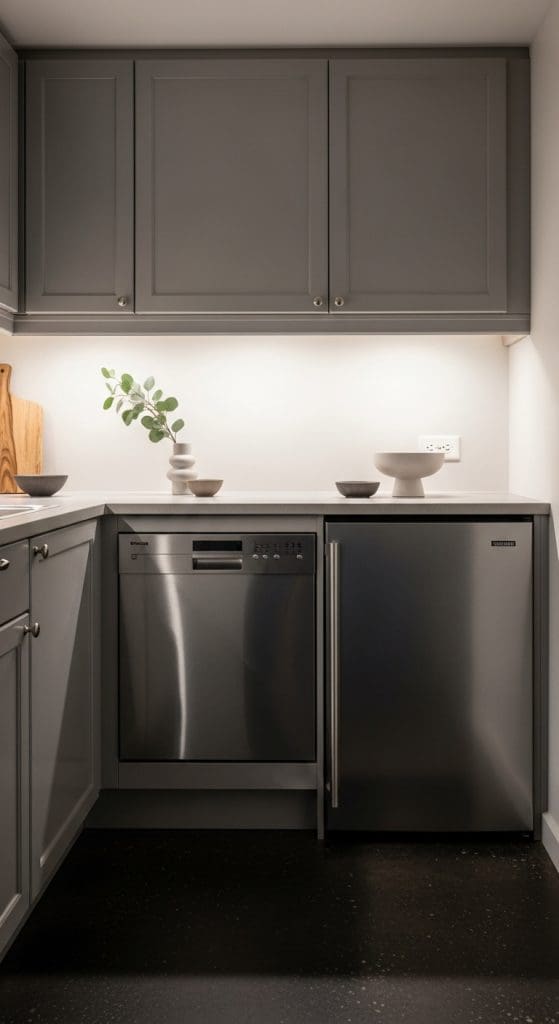 small appliances in Basement Kitchen