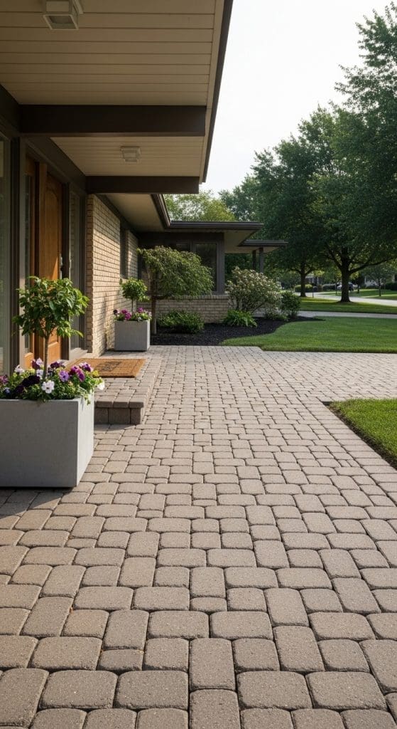 paver stone entrance