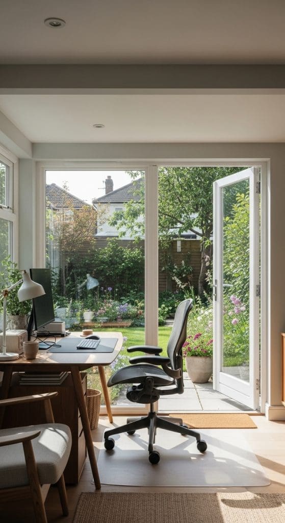 garden office large windows