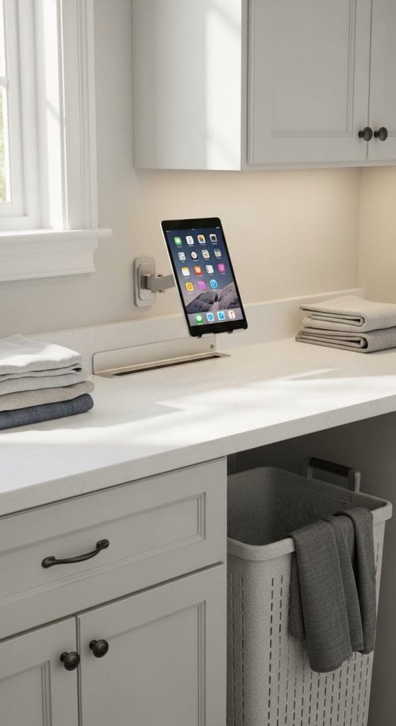Tablet or Recipe Holder for DIY Cleaning Mixes