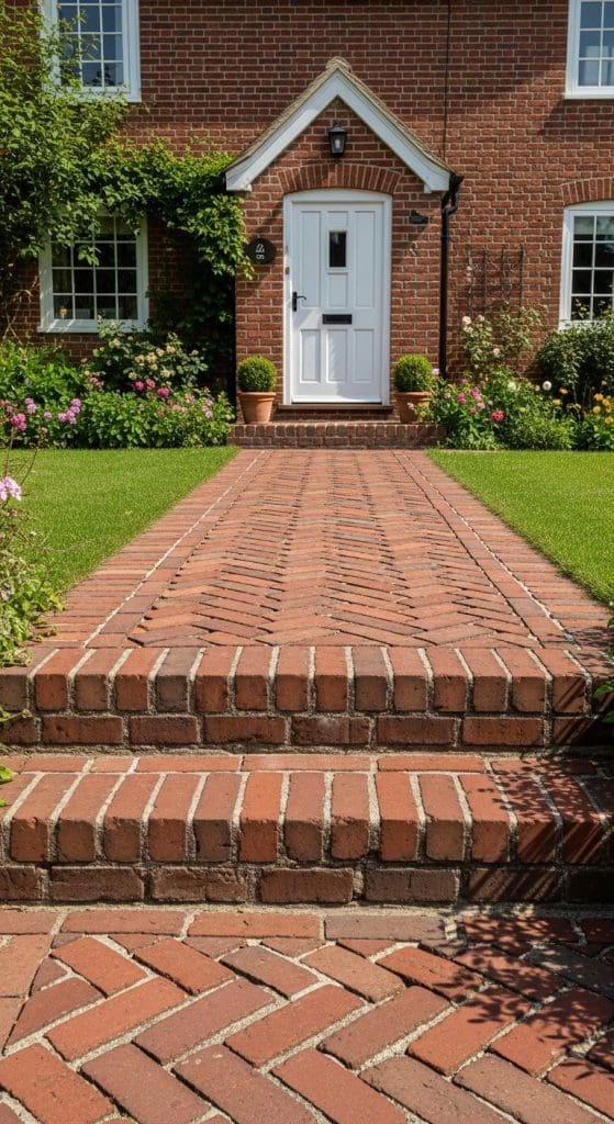 brick entrance way
