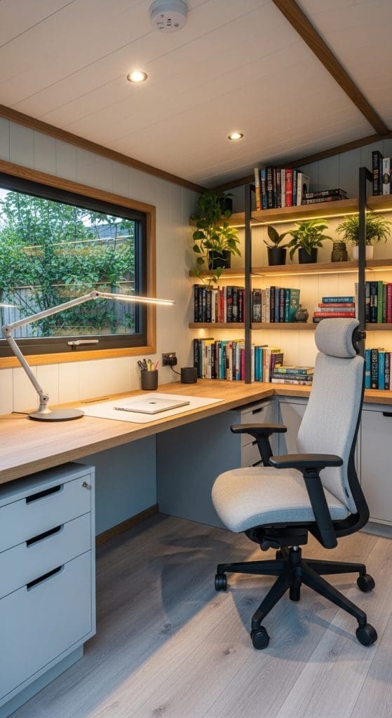 ambient lighting Garden Office Interior