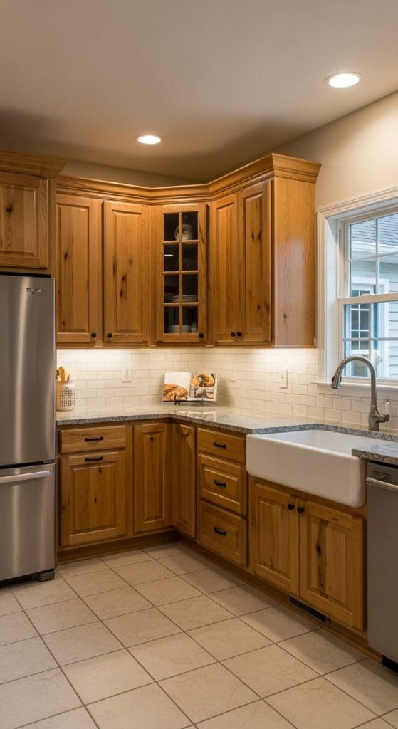 LED lighting under kitchen cabinets