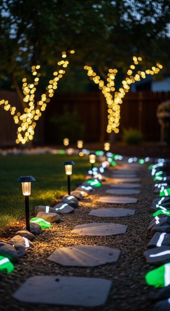 glow in the dark backyard
