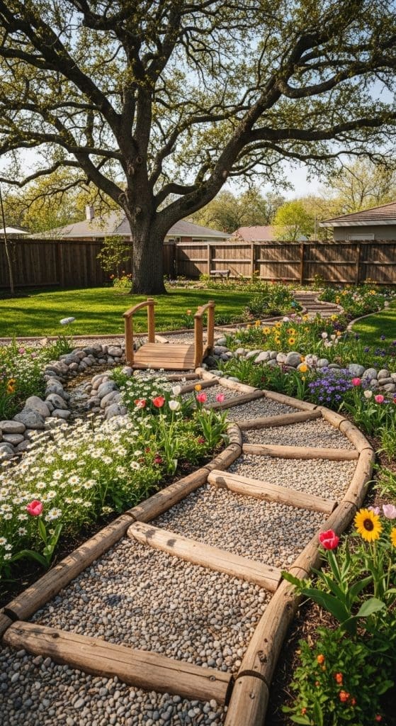 Scavenger hunt for kids in backyard