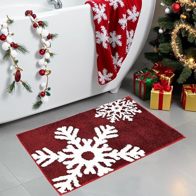 Seasonal bath mat