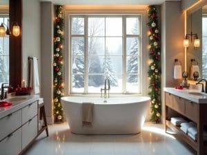 Christmas bathroom ideas