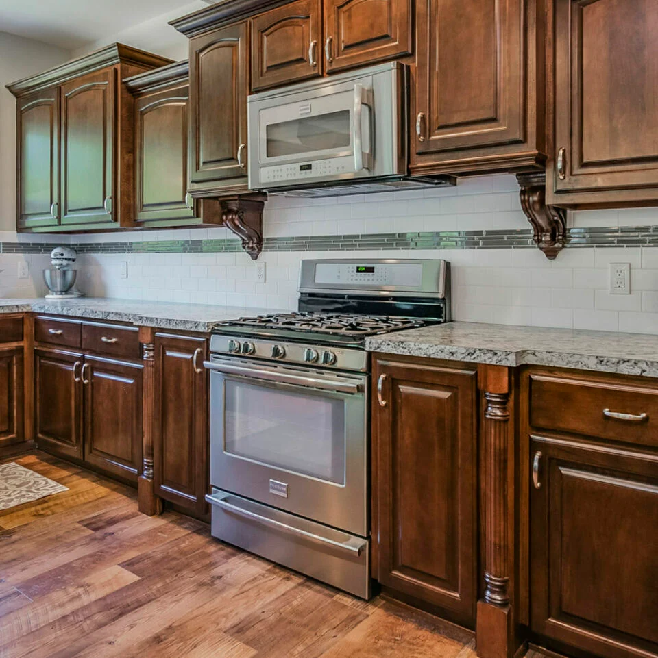 corbels on kitchen cabinets