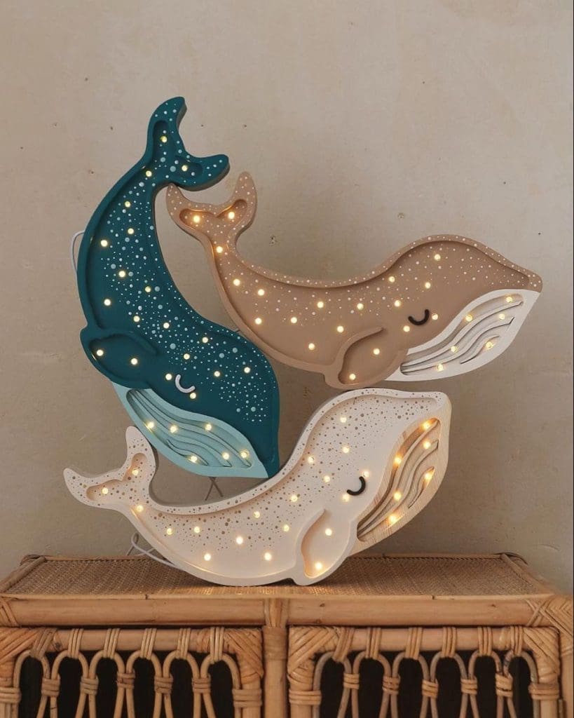 whale lights for nursery