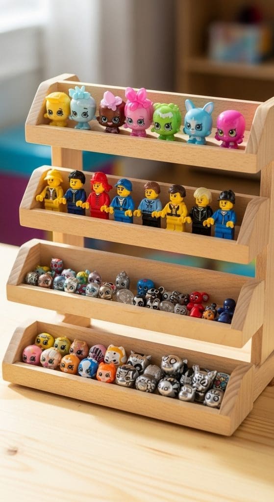 a spicerack to hold small kids toys