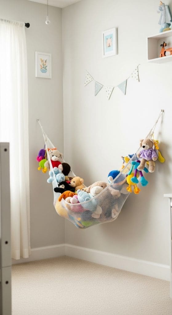 net hammock for plush kids toys