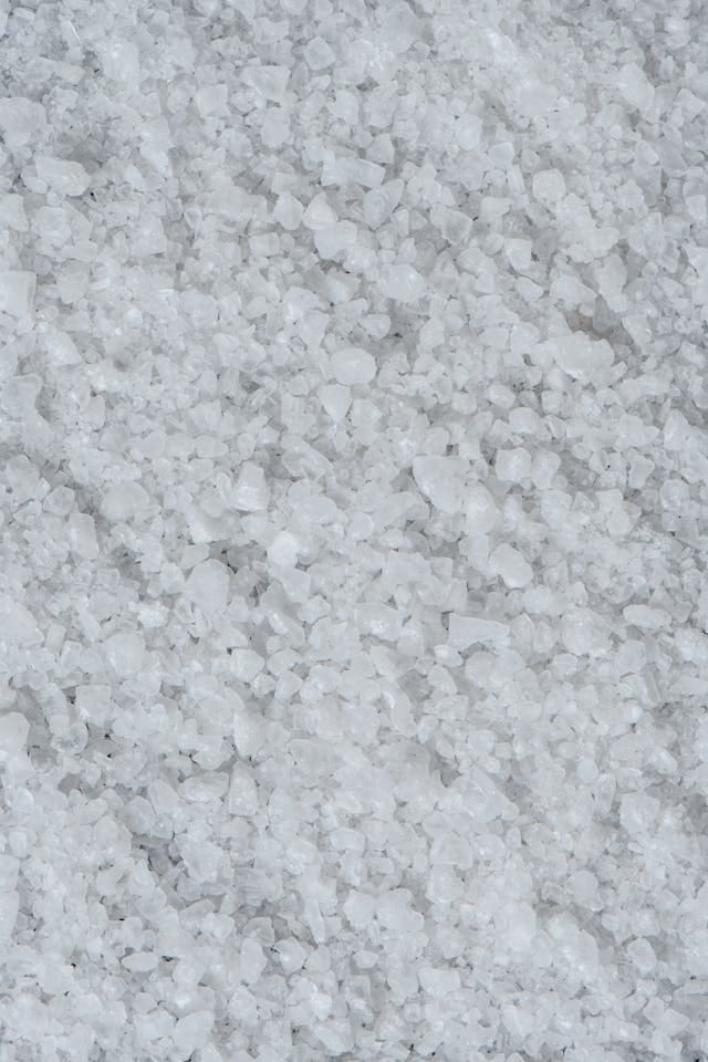 close up image of salt