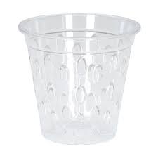 transparent potting pot